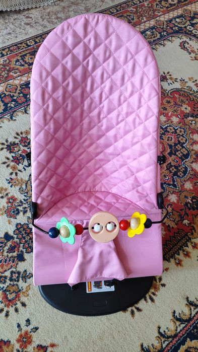 Шезлонг  розовый