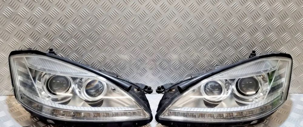 Фары w221 рестайлин привозные