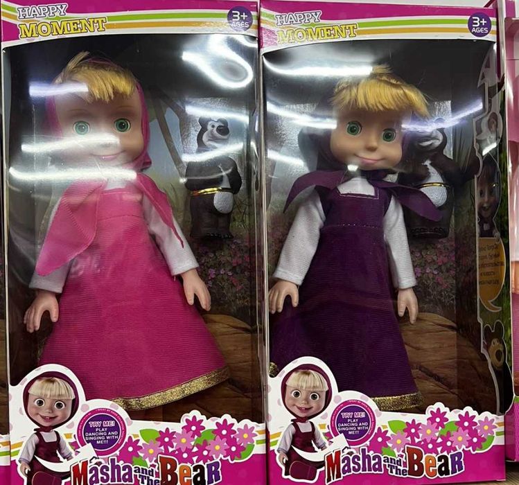 Детска кукла Маша от Маша и Мечокът