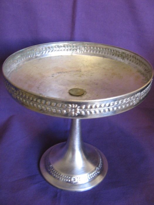 Fructieră din alamă argintată - Ada Kaleh