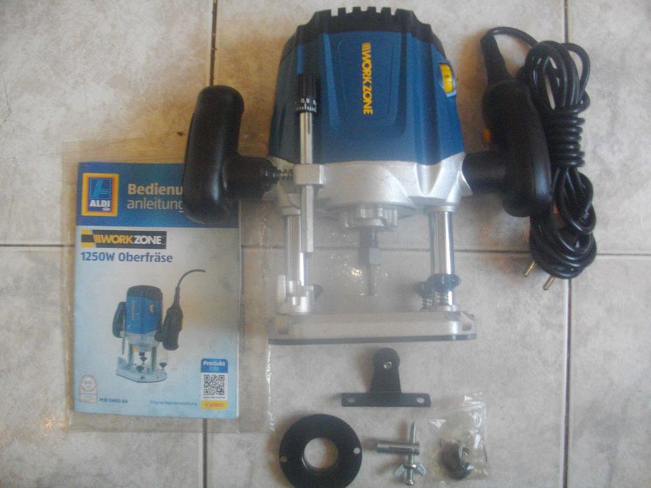 Оберфреза-Герм/Австрия-1250W/1200W-WORKZONE/LUX-Почти Нова-С Водач