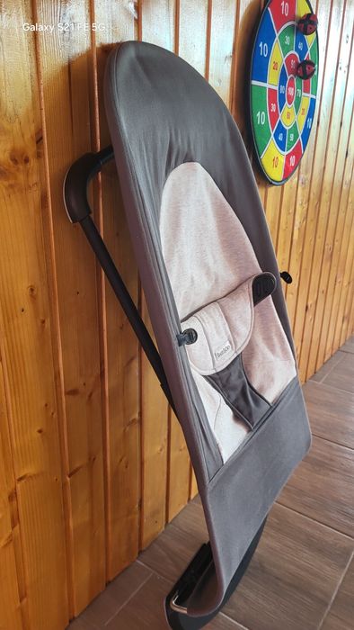 Balansoar BabyBjörn Balance Soft - Gri, bumbac