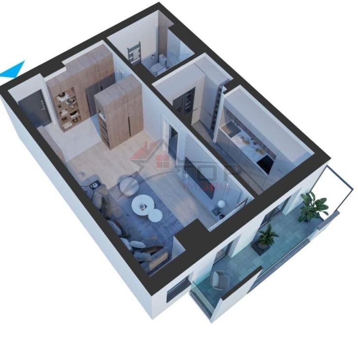 Nicolina, bloc nou, 1 camera decomandat, comision 0%