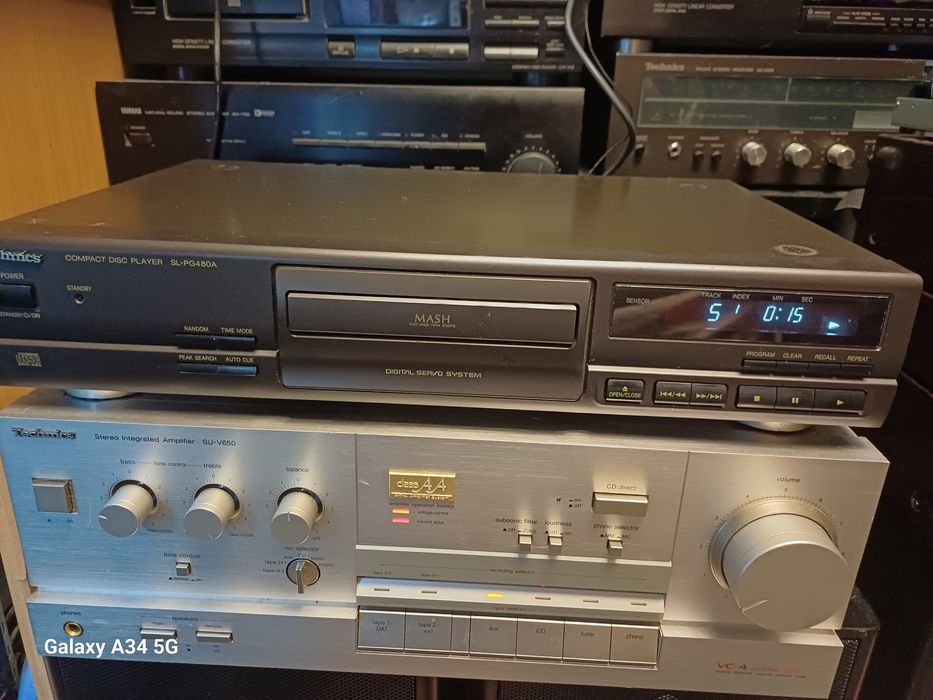 Technics sl-pg480a compact disc cd player