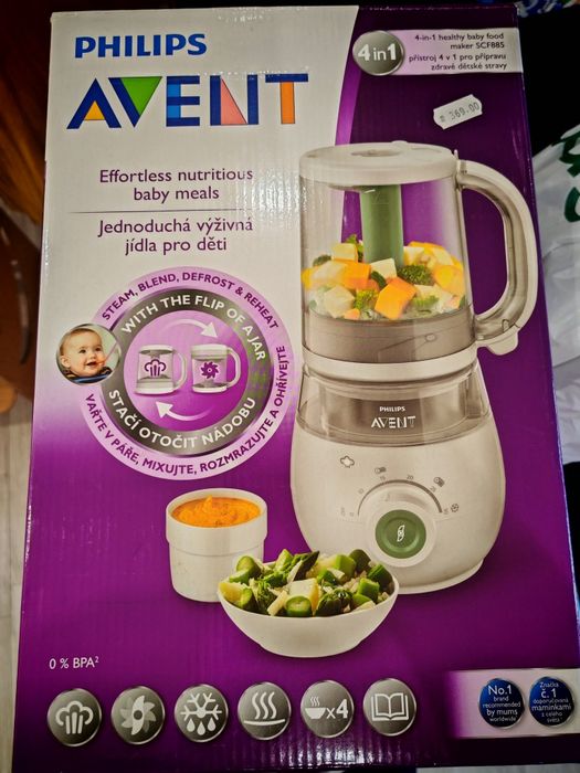 Philips Avent 4 в 1 уред за бебешка храна