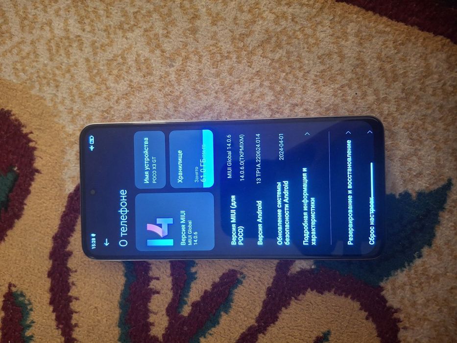 Poco x3 gt idial holatda