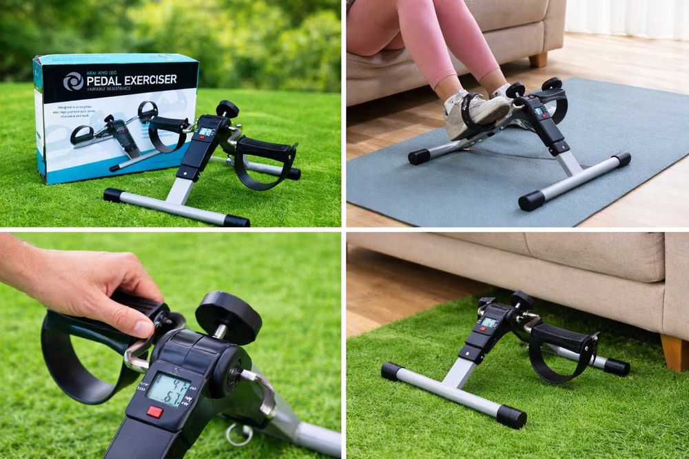 Mini pedal trenajyor – oyoq va qo‘l uchun