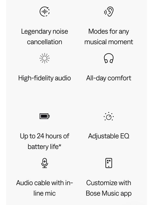 Casti Bose QuietComfort Green Garanție