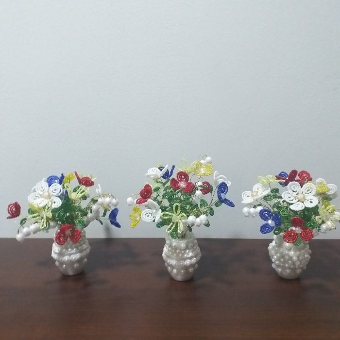 Букет Цветов из бисера