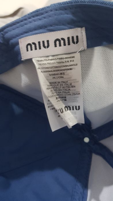 Șapcă Miu Miu blug