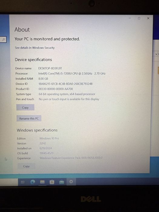 Dell inspiron 5567