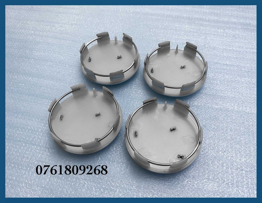 Set 4 capace gri 60mm jante aliaj Peugeot