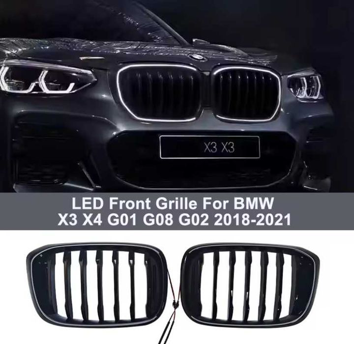 Grile iluminate LED BMW X3 X4 G01 G02