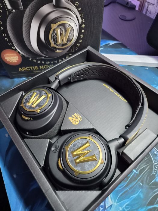 Безжични слушалки SteelSeries Arctis Nova 7 World of Warcraft
