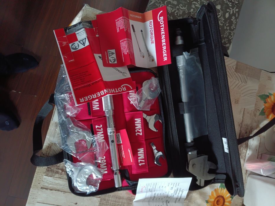 Set chei dinamometrice Rothenberger 175001, 6 piese, 10 - 75 Nm