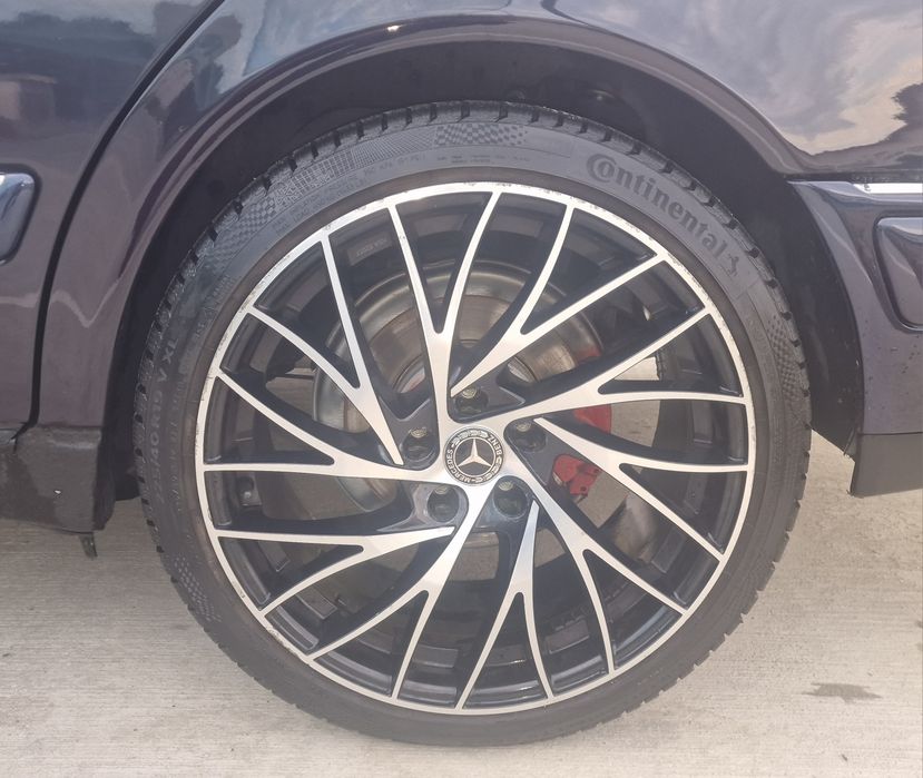 Продавам 4бр GMP Italia Enigma Black Diamond 19" + Continental 275/40 R19 зимни гуми