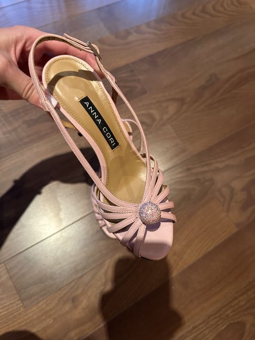 Sandale Anna Cori, piele, elegante