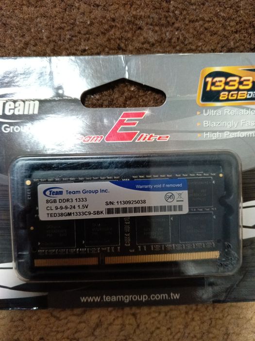 ОЗУ для ноутбука 8гб