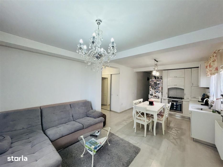Apartament cu 3 camere și grădină de 74 mp, mobilat - Selimbar