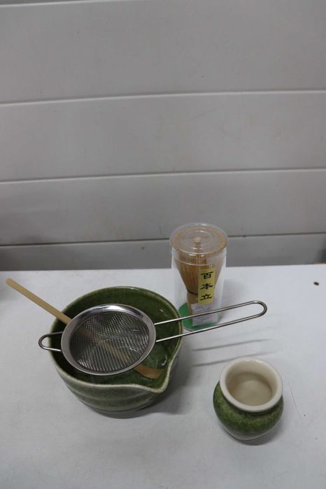 Комплект за мача - японски комплект за мача чай, включващ купа за мача