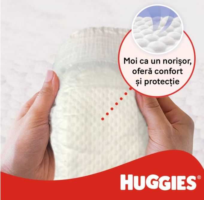 Scutece Huggies Little Movers 4, 7-18 kg, 66 buc
