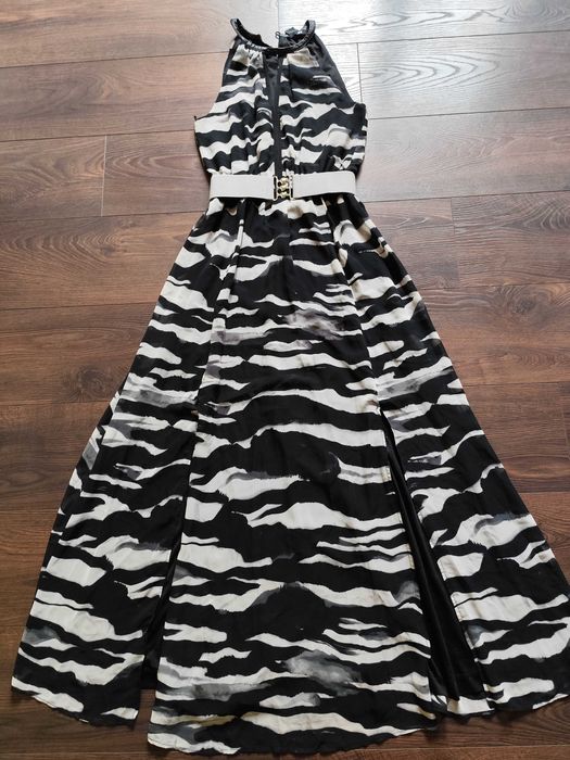 Черно-бяла рокля H§М