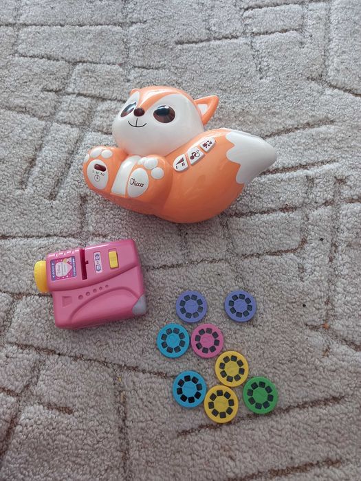 Прожектор  музикална лисичка детска нощна лампа