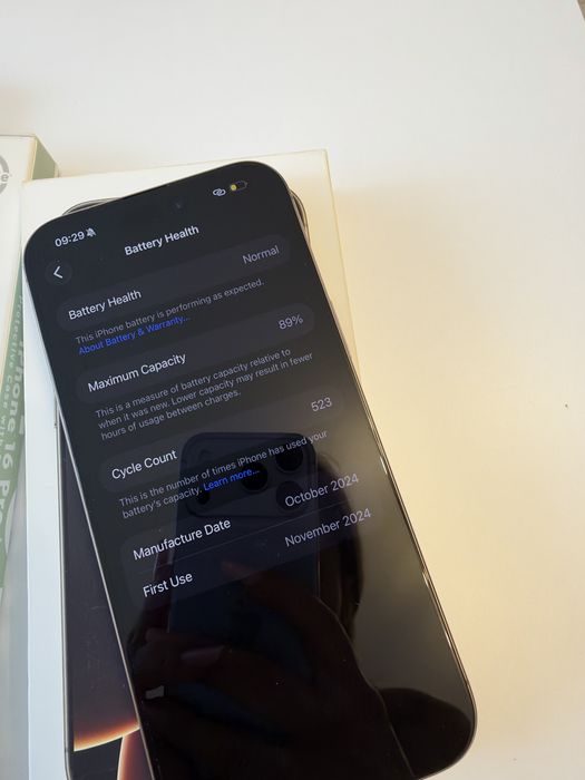 Vand iphone16 pro max 256GB e sim