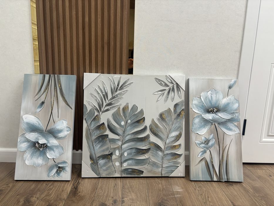 Модульная картина новые люстры диван