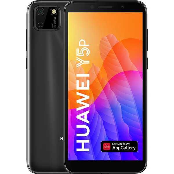 Telefon Huawei Y5P Dual SIM 32GB, 4G Midnight Black negru Nou Sigilat