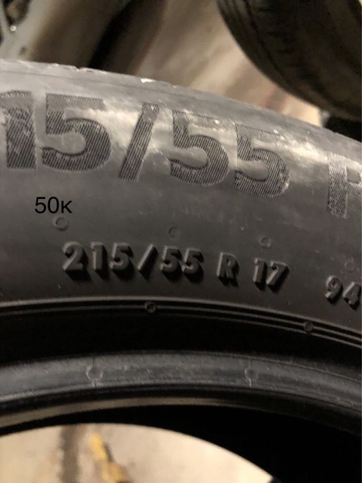 continental 215/55/17 летние шины