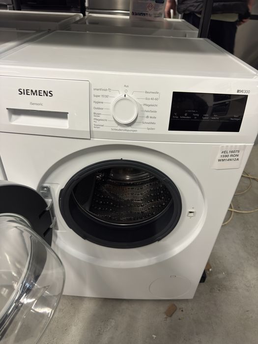 Mașină de spălat rufe 9kg Siemens iQ300 WM14N12A