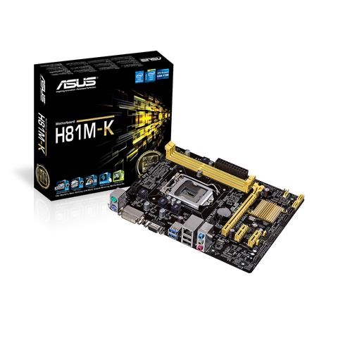 ASUS H81M-K + Xeon E3 1270 V3 + 12GB RAM