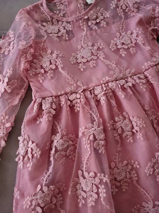 Rochie dantela, 7-8 ani