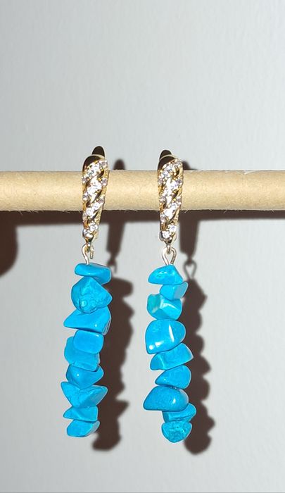 Серьги с бирюзой