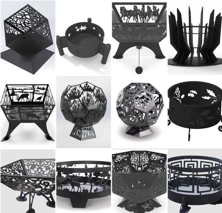 Коллекция DXF чертежeй для чпу