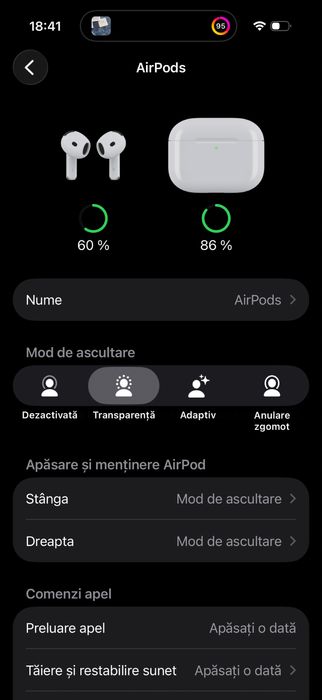 Casti AirPods 4 (ANC)