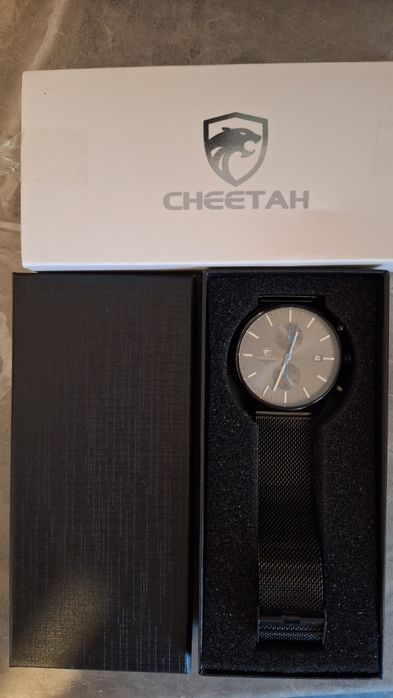 Ceas sportiv de bărbați Affute impermeabil quartz – Plasă neagră din o