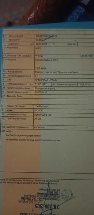 Motocicletă de vânzare de 125