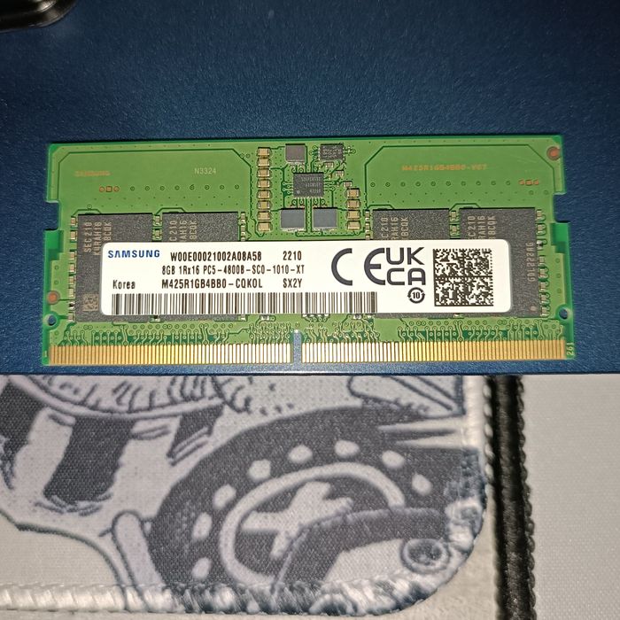 DDR5 16Gb 2 планки по 8. Crucial x Samsung