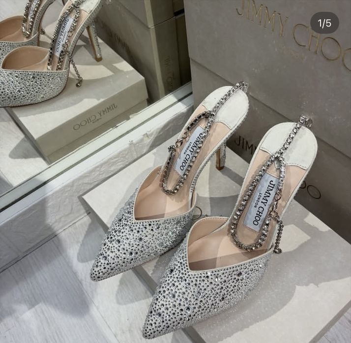 Туфли Jimmy Choo со стразами