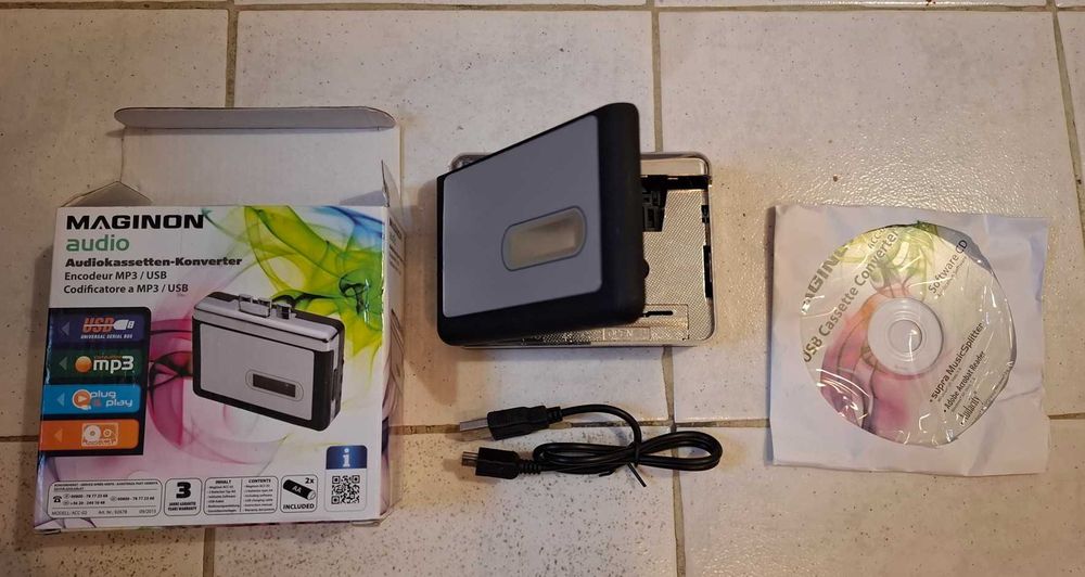 Convertor casetă în MP3, Casetofon portabil, Walkman, Maginon