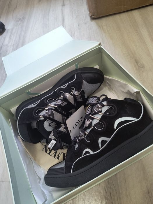 Lanvin curb reflective black 43