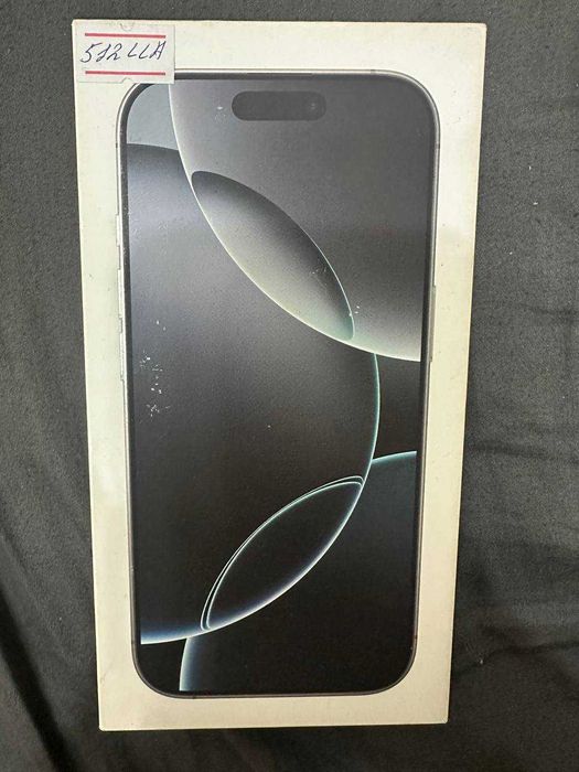 Apple iPhone 16 Pro, White Titanium, 512GB