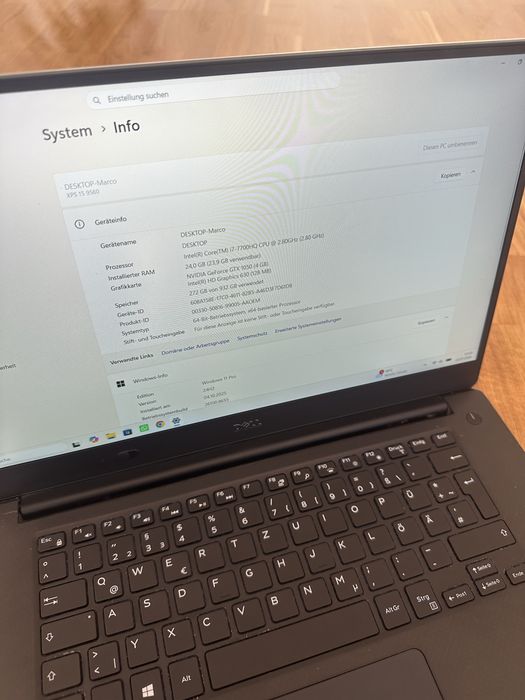 Laptop Dell XPS 15 - 9560
