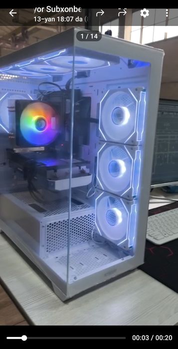 Intel core 5 12400 Ram 16gb Rtx 3060 ti sotiladi