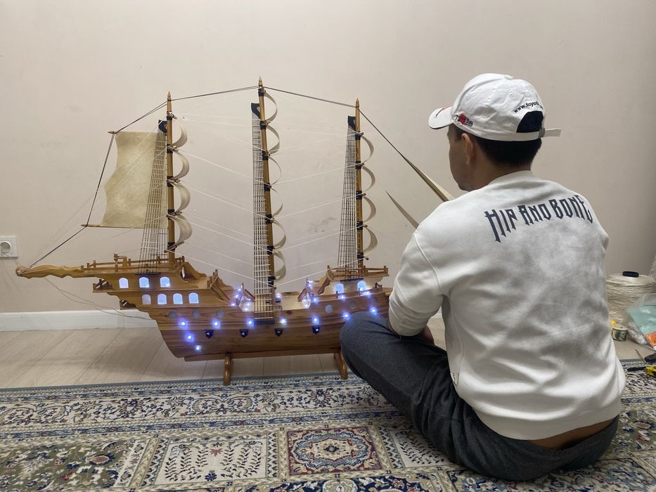 Корабль ручная работа