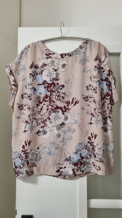 Bluza Next roz floral bordo 14