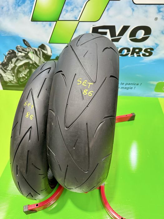 Set Anvelope Moto 120 70 17 si 190 55 17 Continental attack 2024 Set86