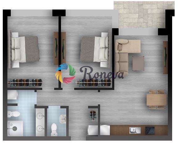 Продава се Тристаен апартамент в к.к. Св.Св. Константин и Елена - 98 кв.м за 2692 €/кв.м - Снимка #3